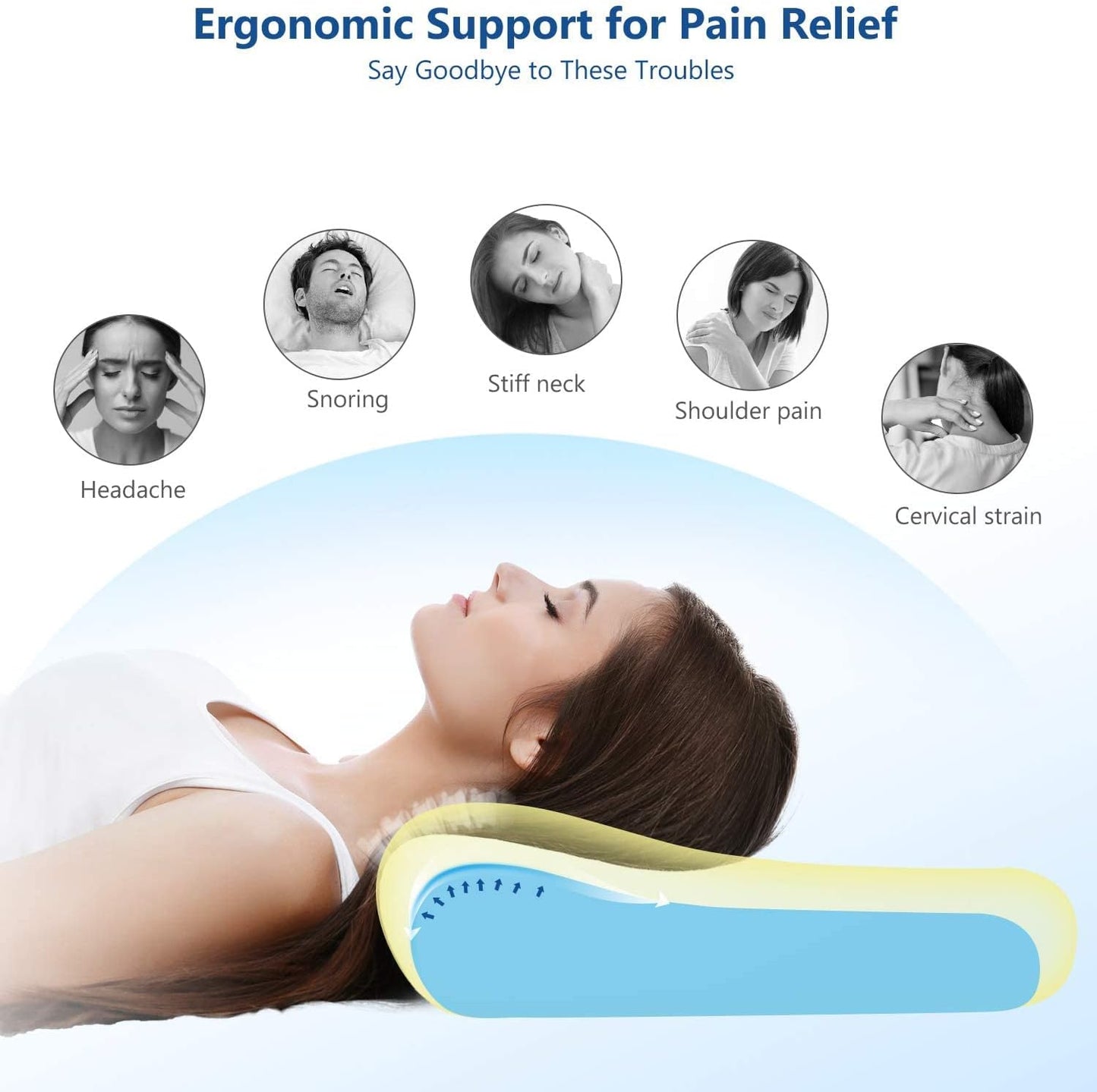 Orthopedic Memory Foam Pillow