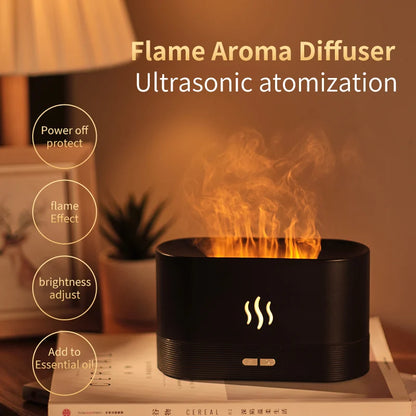 LED Flame Ultrasonic Air Humidifier